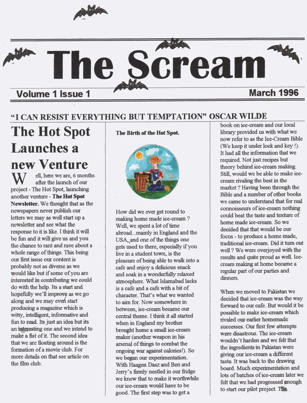 "The Scream" is launched!