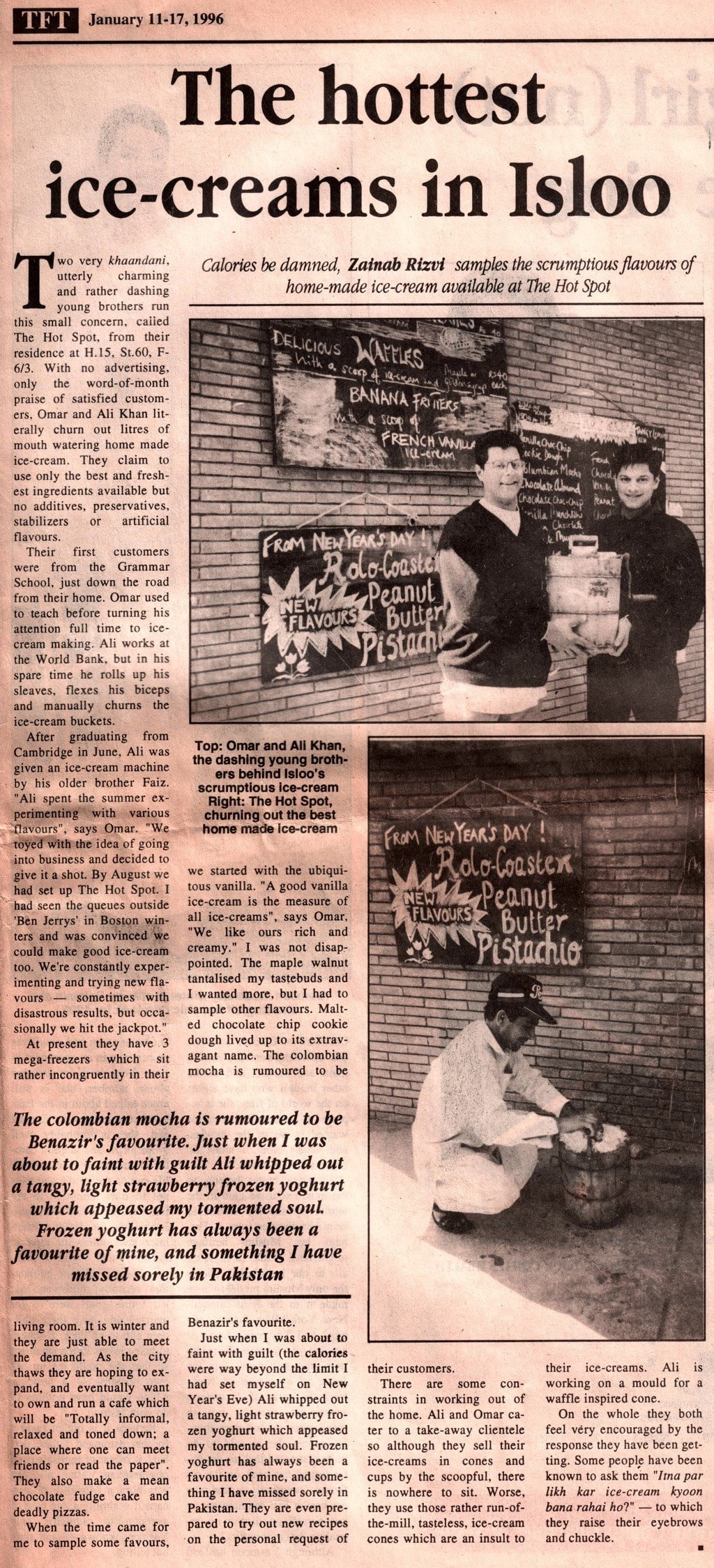 Early Ripple in The Press