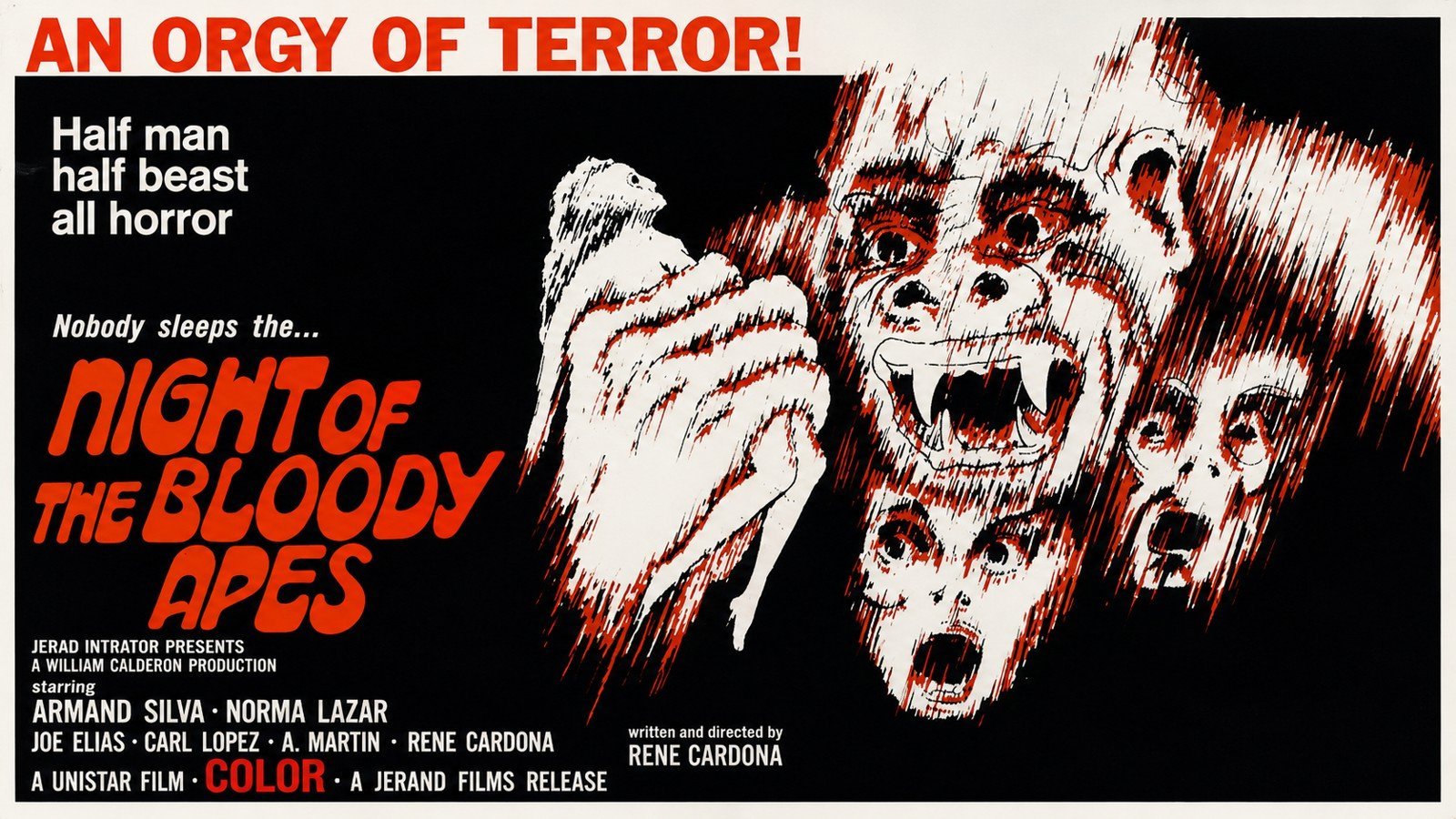Night Of The Bloody Apes (1969)
