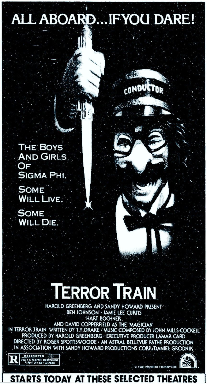 Terror Train Opening Day Advert