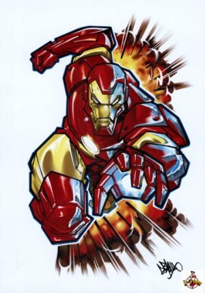 Iron Man Tin Sign